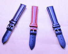 Wholesale 20pcs lots high quality 20MM genuine leather Watch bands 3 color available 201303071