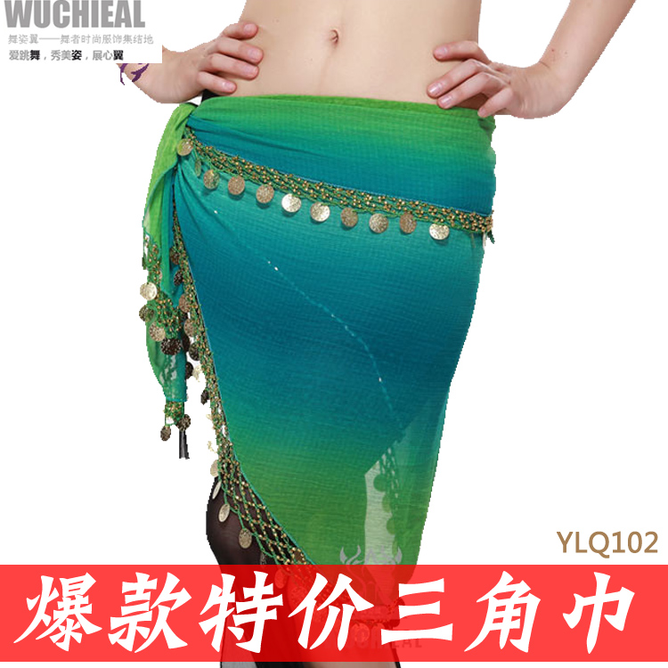 Belly dance coins big triangle belly dance belly dance belly chain ylq102(China (Mainland))