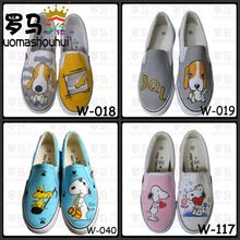 SNOOPY animal cartoon personalized shoes lazy graffiti shoes with canvas shoes man shoes women’s