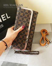 Black small 2013 fashion quality women’s clip wallet card holder small cross-body bags