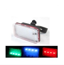 Bicycle multi-colored rear light the road bicycle rear light warning light mountain bike led rear light lantern(China (Mainland))