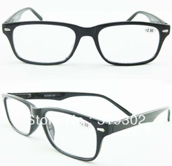 2013 PRESCRIPTION light portable readers RETAIL reading glasses BLACK SPRING HINGE M NAIL SQUARE SPECTACLE GIFTS FOR PARENTS(China (Mainland))