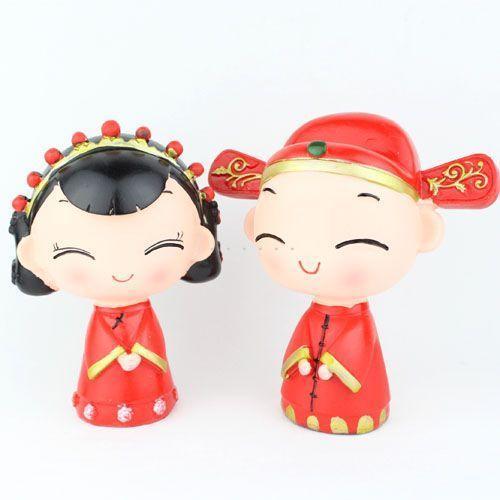 Resin bride crafts desktop lovers valentine day gift(China (Mainland))