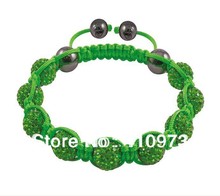 Fine Jewlery Shamballa Bracelet Fashion Jewelry Micro Pave CZ Disco Colour Beads Color Rope Shamballa Bracelets CCB001