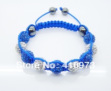Fine Jewlery Shamballa Bracelet Fashion Jewelry Micro Pave CZ Disco Colour Beads Color Rope Shamballa Bracelets CCB010