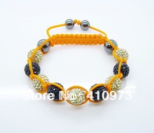 Fine Jewlery Shamballa Bracelet Fashion Jewelry Micro Pave CZ Disco Colour Beads Color Rope Shamballa Bracelets CCB012