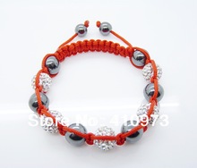 Fine Jewlery Shamballa Bracelet Fashion Jewelry Micro Pave CZ Disco Colour Beads Color Rope Shamballa Bracelets CCB013