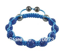 Fine Jewlery Shamballa Bracelet Fashion Jewelry Micro Pave CZ Disco Colour Beads Color Rope Shamballa Bracelets CCB004