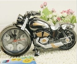 Free Shipping Motorcycle alarm clock cool model clock creative home gifts fashion and creative 6pcs/lot sp370(China (Mainland))