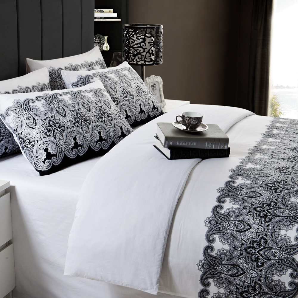 Free Shipping,Classic black and white christmas bedding sets/comforter ...