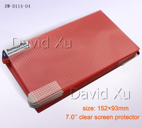 Low price Japanese material A 7 0 inch clear cell phone screen guard free shipping 2000PCS