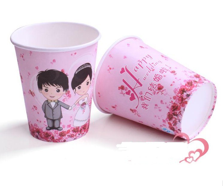 Wedding favor candy boxes or special and disposable paper cups 300pcs/lot free shipping(China (Mainland))