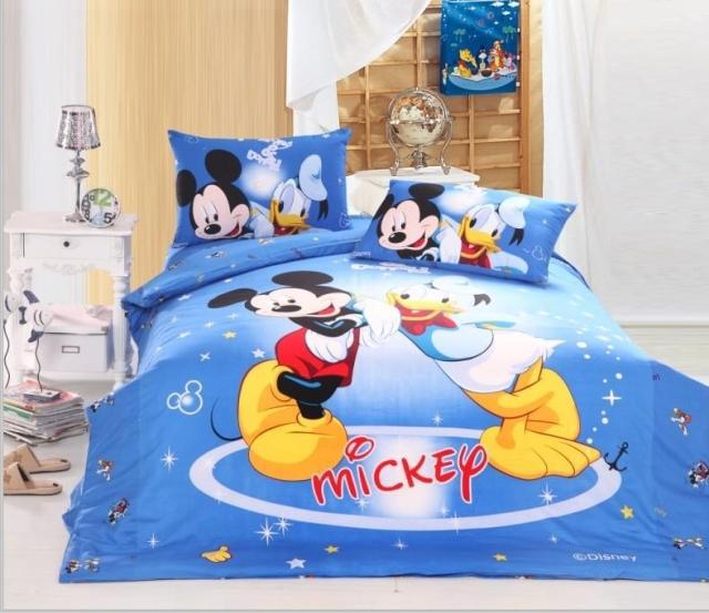 Kids mickey mouse cartoon bed sheets,mickey mouse comforter sets, Full ...