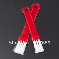 High Quality10set/lot 2pcs/set Progressive Barbecue Red Basting BBQ Brush Topper for kitchen outdoor use easy to carry out(China (Mainland))