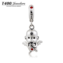 T400 beads 925 pure silver cupid series q008