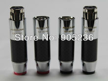Acrolink CF 601M CF 601F Carbon Fiber HighEnd Balance XLR plug Hi Fi Plug Connector x4