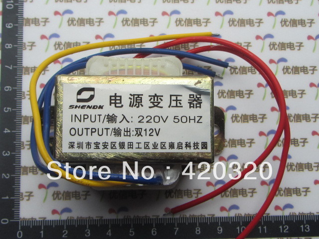 Купить Входной трансформатор 220В 50 Гц выход + 12v-0В - - 12v 15w в ...