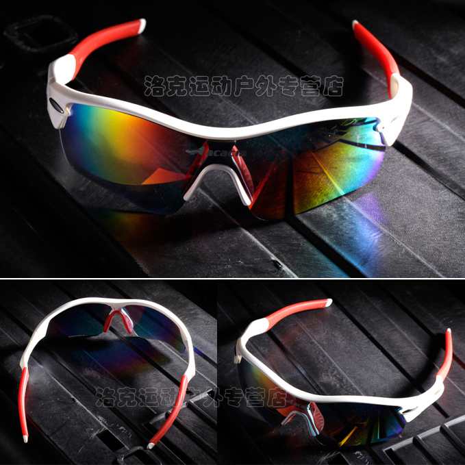 In stock In stock 2013 New Acacia riding eyewear polarized mountain bike bicycle riding eyewear lens 5 lenses(China (Mainland))