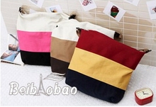 New Brand Design Bags 2015 Hot Sale Fashion Women Handbag Ladies Canvas Fashion Shoulder Bag Elegant