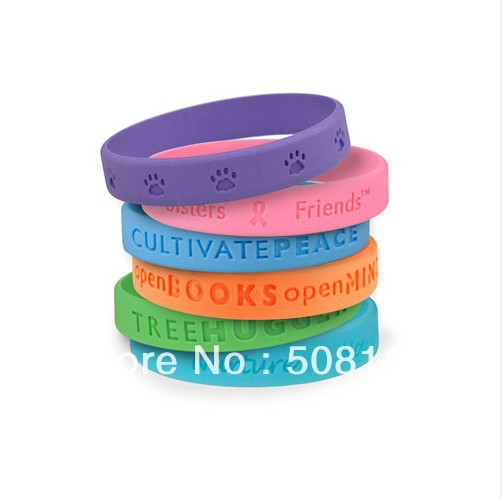 Custom Rubber Bracelets And Silicone Wristbands