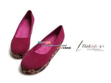 Hot Selling Women New Arrival Leopard Thickening soles Flats Fashion Girls latform Shoes Free Shipping