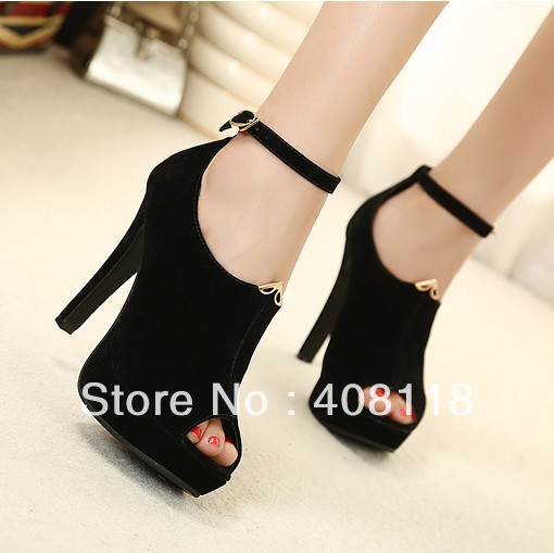 Fashion open toe shoe single shoes strap rivet platform gladiator 2013 spring and summer female shoes