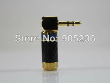 ACROLINK CF 3 5L 24K Gold Plated 3 5mm Stereo Jack Male Carbon Fiber 90 Degree