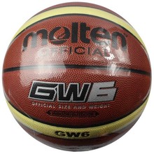 Free Shipping Fake Molten GW6 Basketball, size6 Woman Basketball, free with net bag and inflating pin 1pcs/lot