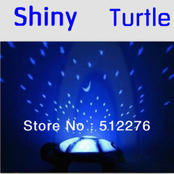 Free shipping Twilight Turtle Night Light Stars projector Constellation Lamp toy With 3 light,3 colors Best Gift(China (Mainland))