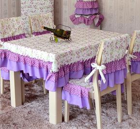 Free shipping high-grade the pastoral cloth table cloth square 130 * 180cm (not including chair cover)(China (Mainland))