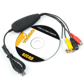 Free shipping EzCAP USB VHS to DVD Converter Adapter, Video capture card, VHS to