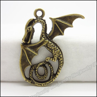 30pcs Vintage Charms  Pendant Antique bronze Fit Bracelets Necklace DIY Metal Jewelry Making