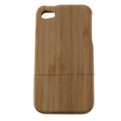 Bamboo Wood Hard Back Case Cover Protector for i///Phone 4 Hot Selling(China (Mainland))