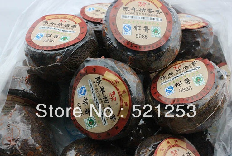 10pcs Orange Puerh Tea 2005 year Old Tree Puer 8685 Good For Health Good gift Free