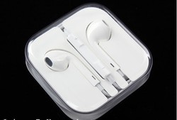 Free Shipping Stereo earphone headset headphone Good Sound Quality for iPhone 5 4/4S in original box(China (Mainland))