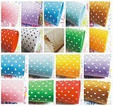 $7.99 only 27 Mix Color 3 DESIGN Polka dots Heart Flora Felt Fabric Polyester DIY felt fabric non-woven 15CMX15CM free shipping