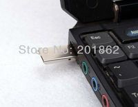 Free Shipping Wholesale USB 2.0 Micro SD SDHC T-Flash TF Mini Trans Flash Mobile Phone Memory Card Reader Adapter
