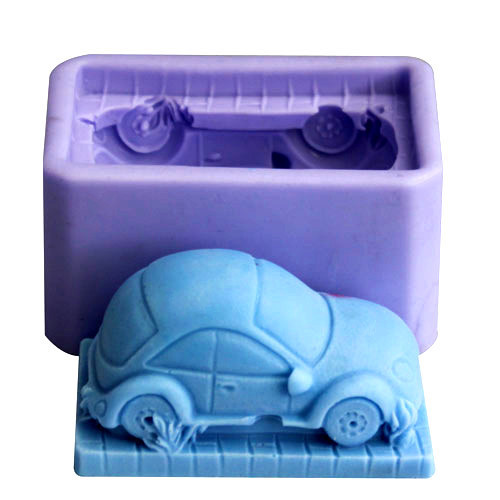Nicole silica gel mould beetle car stereo handmade soap mould chocolate mould salt sculpture mould(China (Mainland))