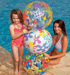 Retailing Min.order is $15 (mix order) INTEX - 59040 pop group of beach ball(China (Mainland))