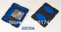 9 Color for Extreme-Duty Military Survivor Defender Stand Clip Cover Case High Protector Protective for The New iPad 3 iPad 2(China (Mainland))