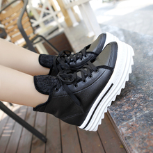 New Arrivals Women PU Leather High Platform Shoes,Sneakers For Women,Casual Shoes,Low Boots,Free Shipping.GGX 061