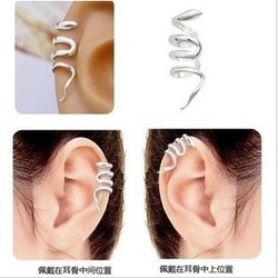 ES146 Min.order is $8(mix order) Fashion Western Snake ear cuff clip earring!Jewelry Wholesales Free shipping(China (Mainland))