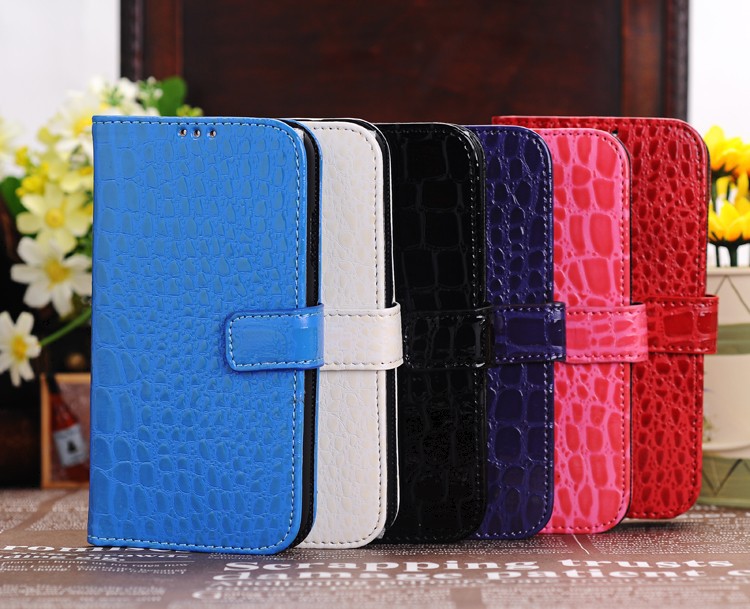 Hot sale high-grade crocodile grain wallet Stand Leather Case ID Card Pouch Cover for Samsung Galaxy s4 i9500 Free Shipping(China (Mainland))