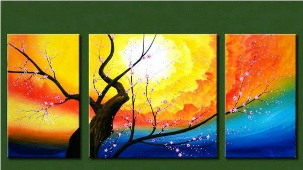 Oil painting on canvas modern chinese style handmade original directly from artist Art handmade abstract YPdsd1548(China (Mainland))