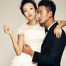 Ferrara 2013 new arrival vintage lace dress fashion one-piece dress short design bridesmaid dress evening dress