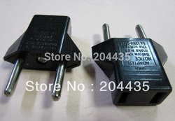 Universal Travel Power Plug Adapter US to EU EURO Adaptor Converter AC Power Plug Adaptor Connector(China (Mainland))