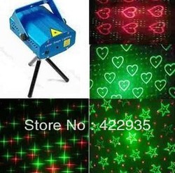 150MW Mini 4 in 1 Moving Party Stage Laser Light Projector with tripod laser DJ party disco light wholesale free shipping(China (Mainland))