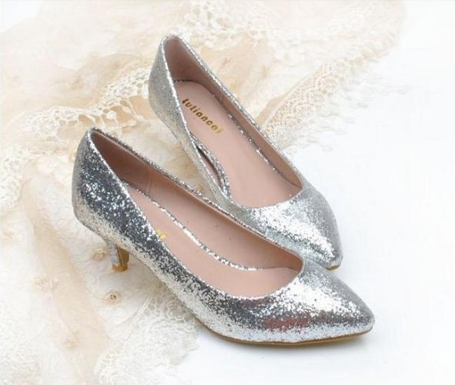 ... -toe-silver-black-gold-glitter-shoes-low-heel-middle-heel-pumps.jpg