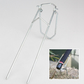 Free Shipping Brand New Moveable Metal Rod Pole Bracket Holder Fishing Simple Hand Stand