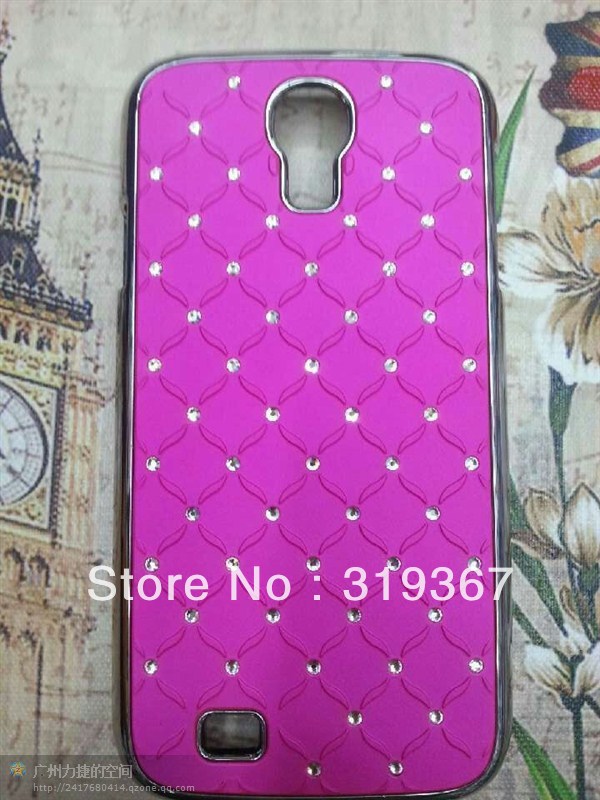 100pcs/lot DHL free shipping bling bling diamond case back cover for Samsung Galaxy S4 i9500(China (Mainland))